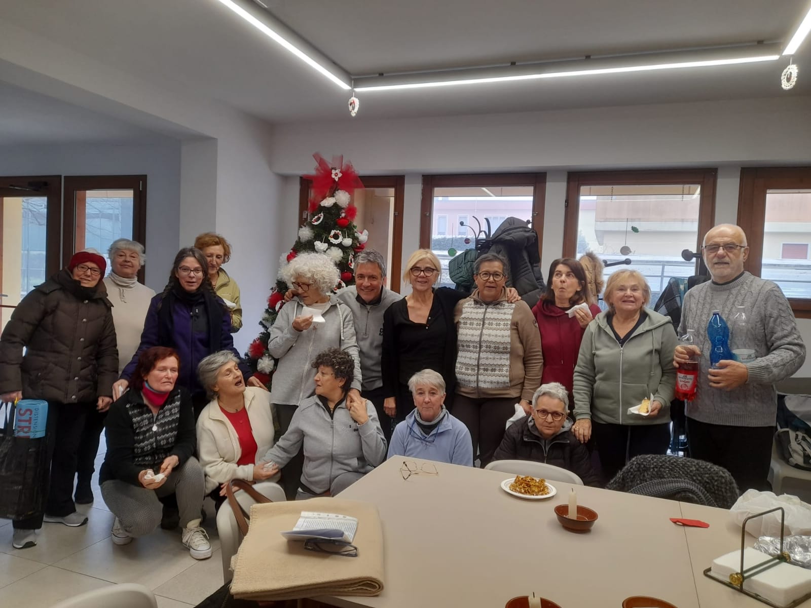 Gruppo Yoga Dolce prima del riposo Natalizio
